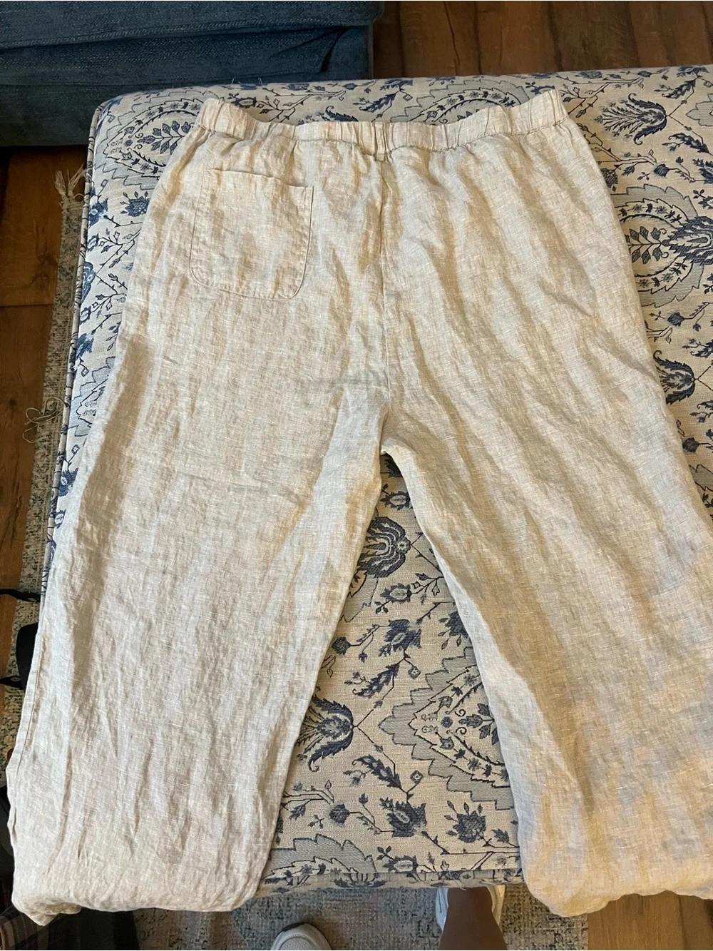 Quince 100% European Oatmeal Linen Pants size XL